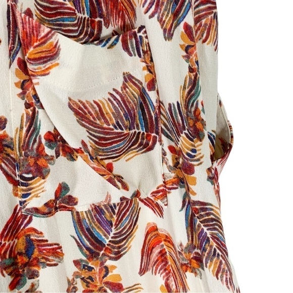 Free People Hot Tropics Wide Leg Crop Jumpsuit Size 2 - Picture 10 of 15